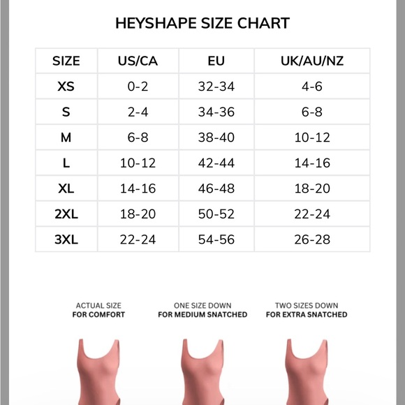 Hey Shape sz XL body shaper - Picture 7 of 7